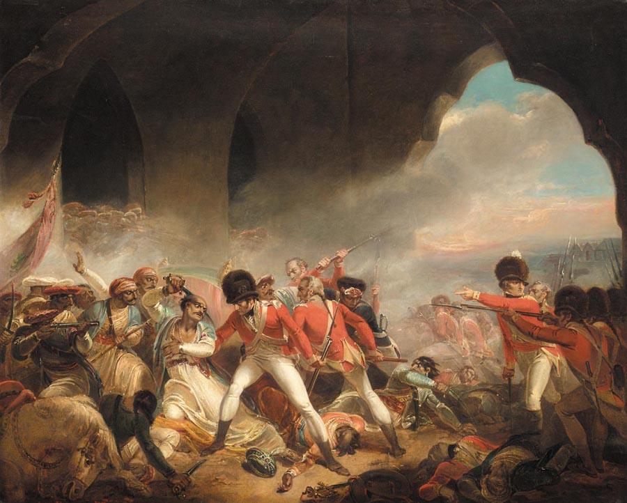 Death of Tipu Sultan, May 4th, 1799 (Henry Singleton) (1766-1839) 